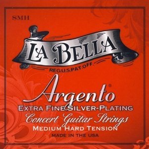 Струны для классической гитары LA BELLA  ARGENTO SMH (ASPMH) Medium Hard 