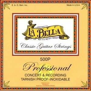 Струны для классической гитары LA BELLA 500P Recording Concert High 28-42 