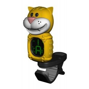 Хроматический тюнер-прищепка FLIGHT CAT YELLOW кот, цвет желтый 