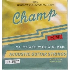Champ CAG-700 Струны для акустической гитары серебро