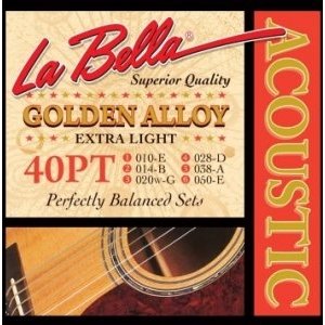 La Bella 40PT Струны для акустической гитары