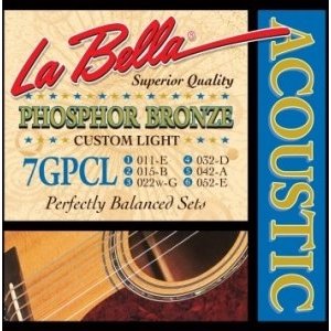 La Bella 7GPCL Струны для акустической гитары