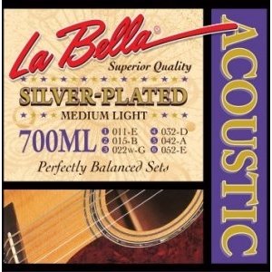 La Bella 700ML Струны для акустической гитары