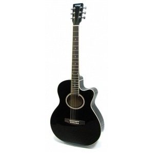 LF-401C-B Фольковая гитара с вырезом HOMAGE