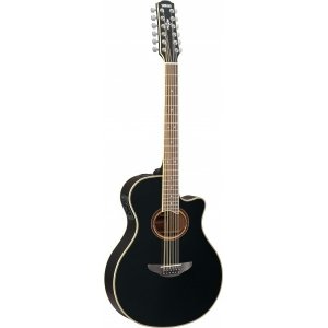 12-ти струнная электроакустическая гитара YAMAHA APX700II12 BL цвет Black